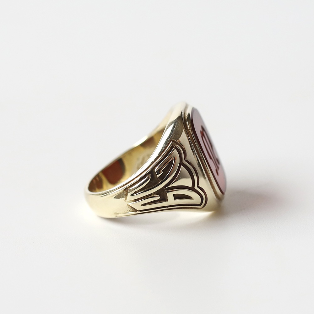 【1933】TIFFANY&Co.<br>14k Gold Carnelian Signet Ring