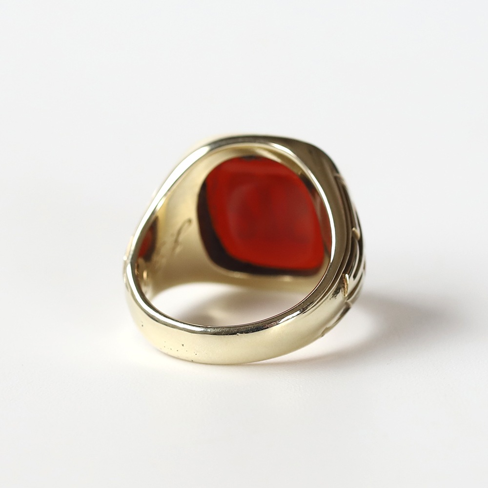 【1933】TIFFANY&Co.<br>14k Gold Carnelian Signet Ring