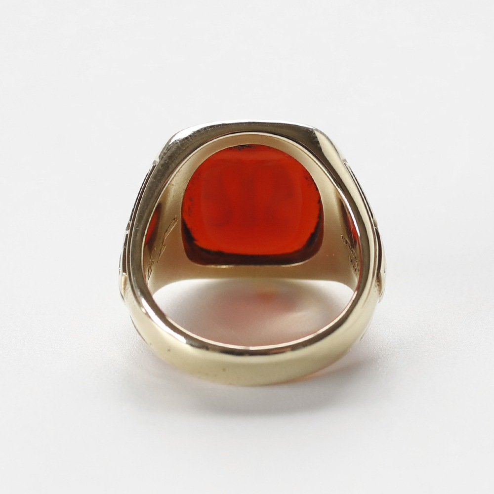 【1933】TIFFANY&Co.<br>14k Gold Carnelian Signet Ring