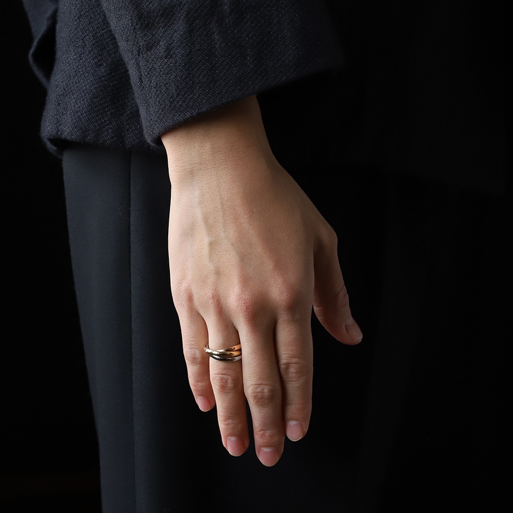 【VINTAGE】Cartier Trinity Ring 