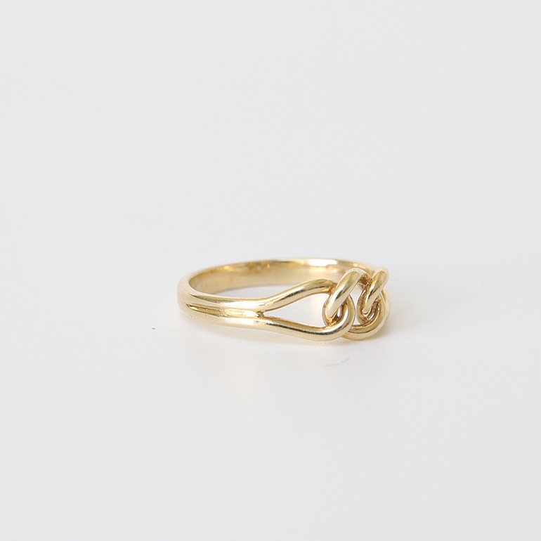 【1960s】9K GOLD KNOT RING