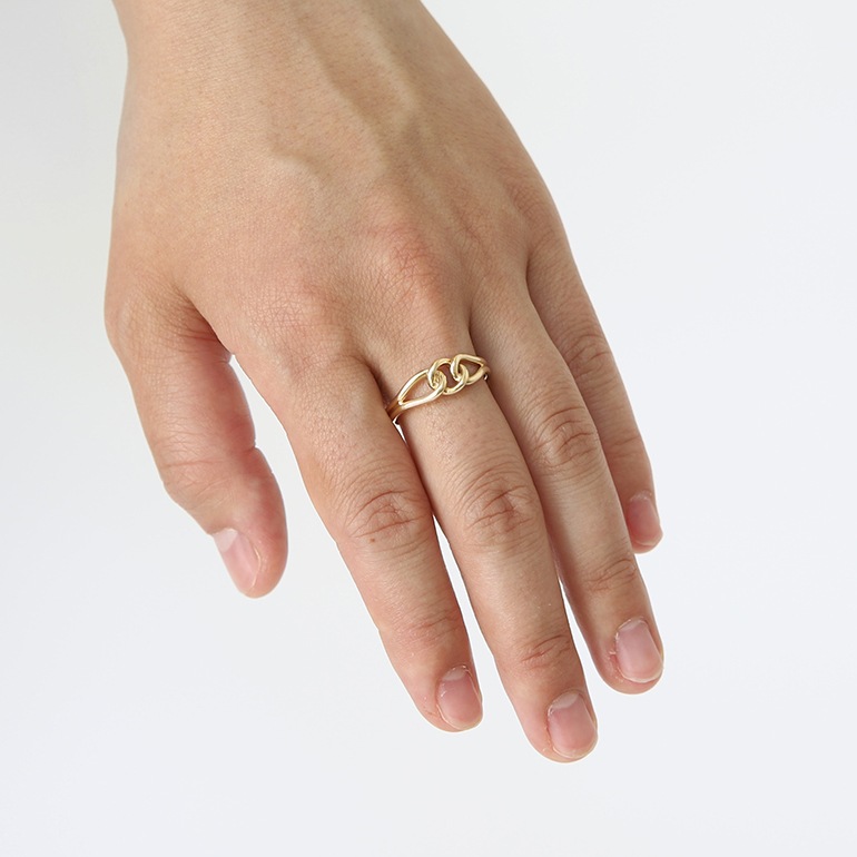 【1960s】9K GOLD KNOT RING