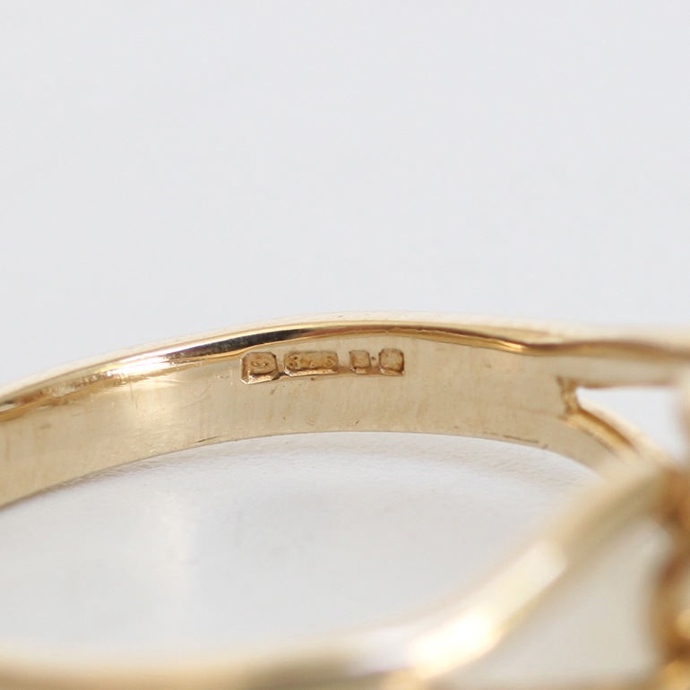 【1960s】9K GOLD KNOT RING