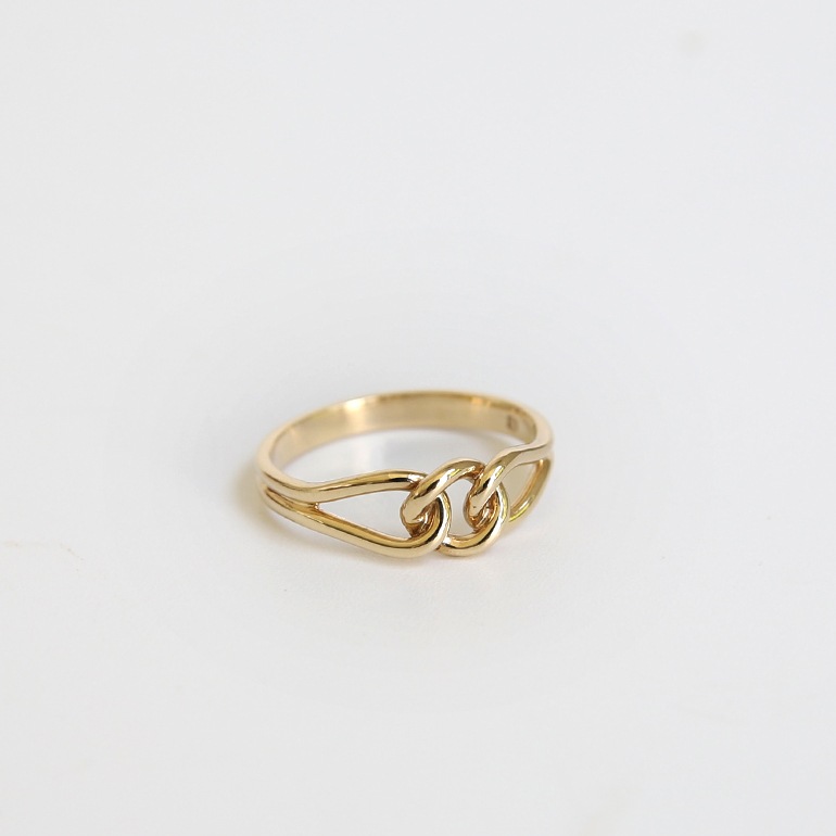 【1960s】9K GOLD KNOT RING