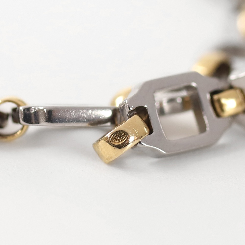 【1980s】Cartier Santos Bracelet OR et ACIER