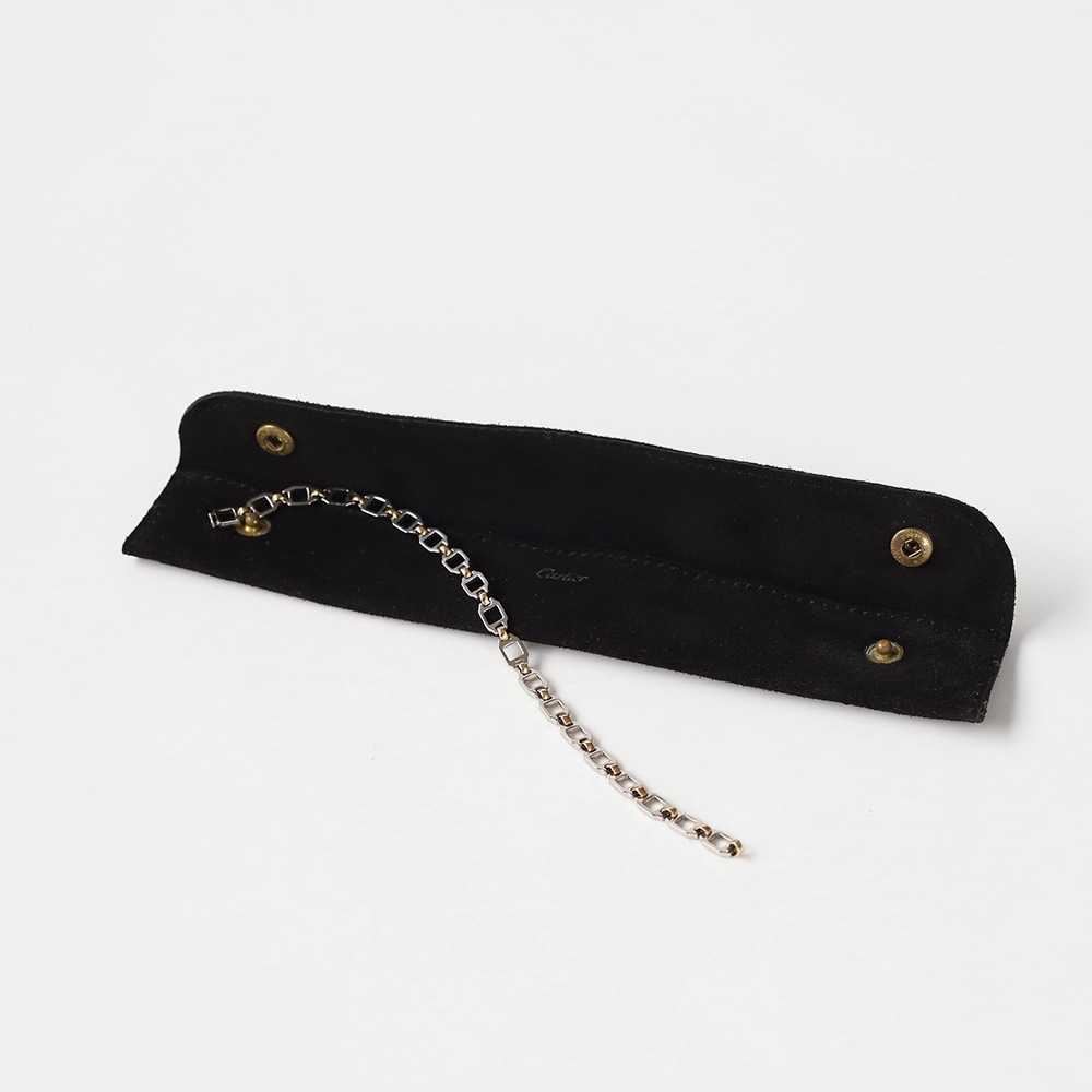 【1980s】Cartier Santos Bracelet OR et ACIER