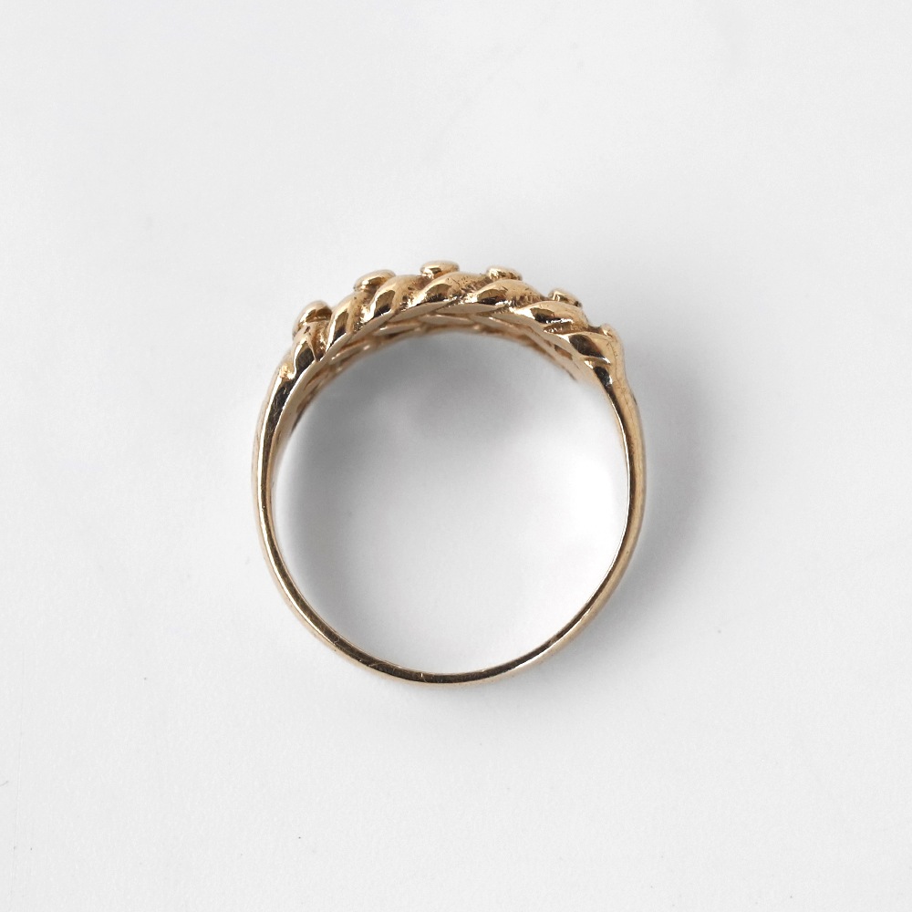 【1978】9k Gold Keeper Ring
