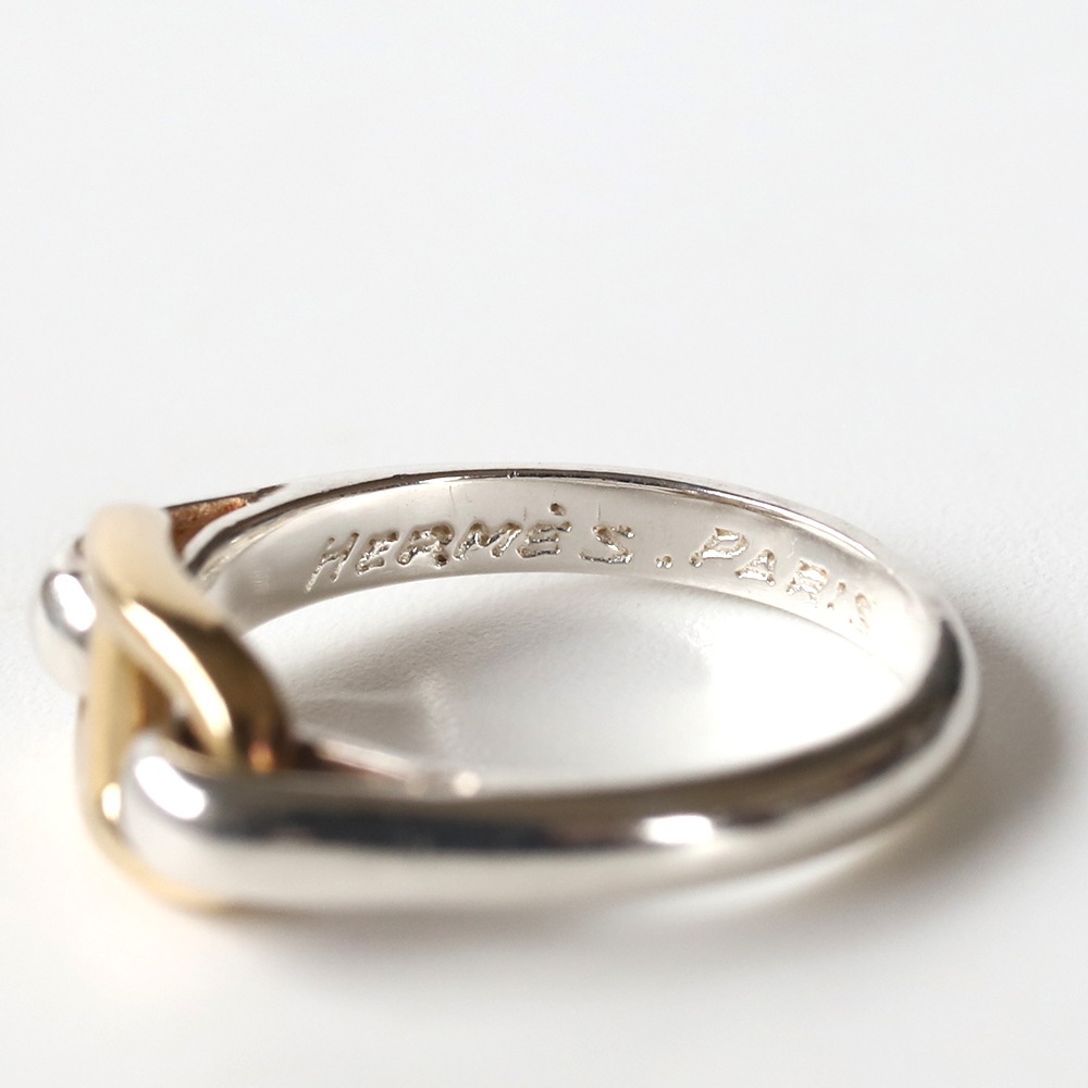 【VINTAGE】HERMES Chaine d’Ancre Ring 
