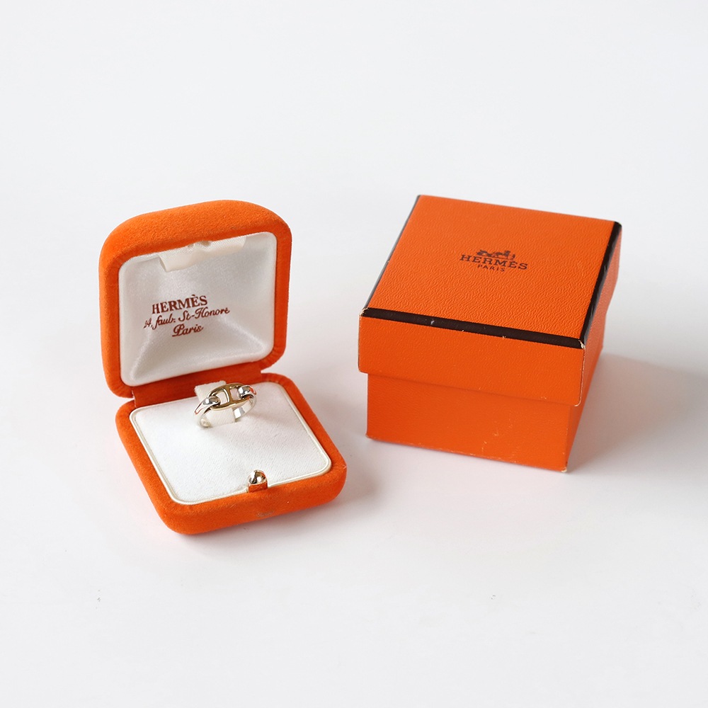 【VINTAGE】HERMES Chaine d’Ancre Ring 