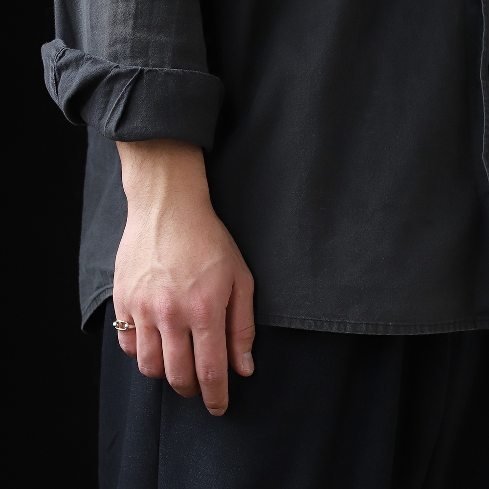 【VINTAGE】HERMES Chaine d’Ancre Ring 