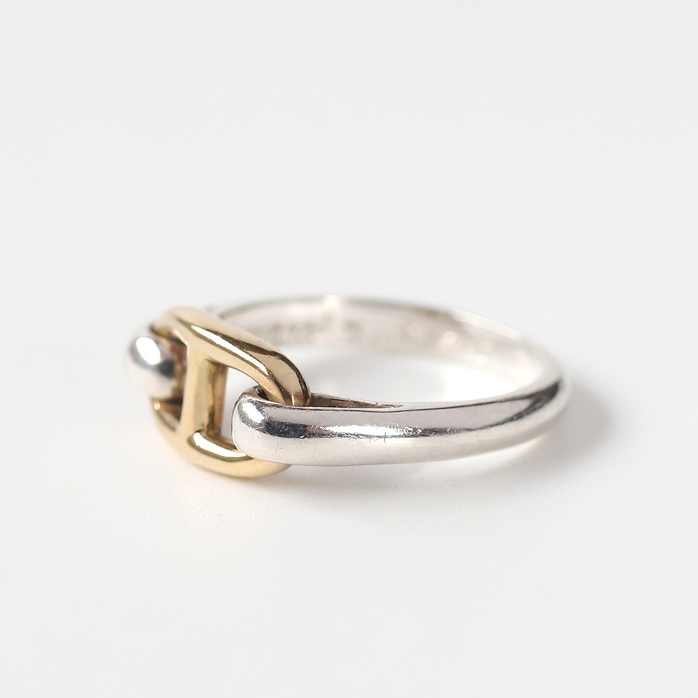 【VINTAGE】HERMES Chaine d’Ancre Ring 