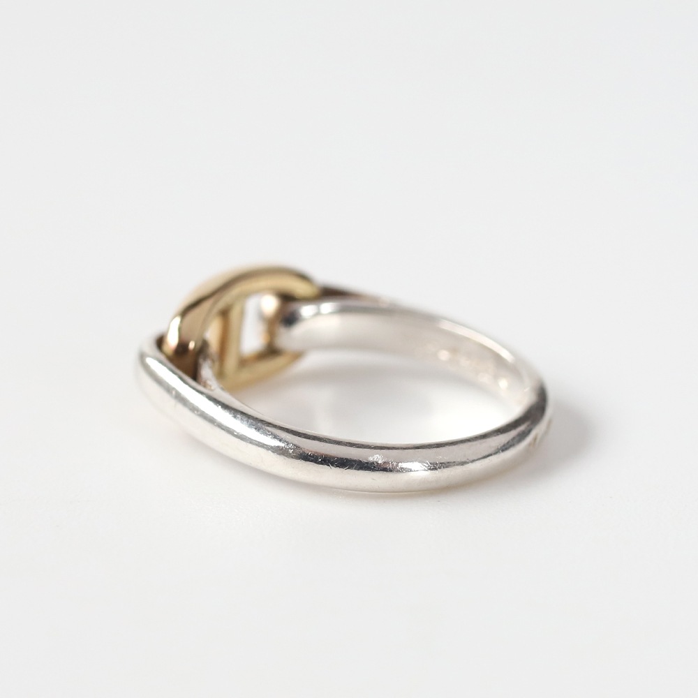 【VINTAGE】HERMES Chaine d’Ancre Ring 