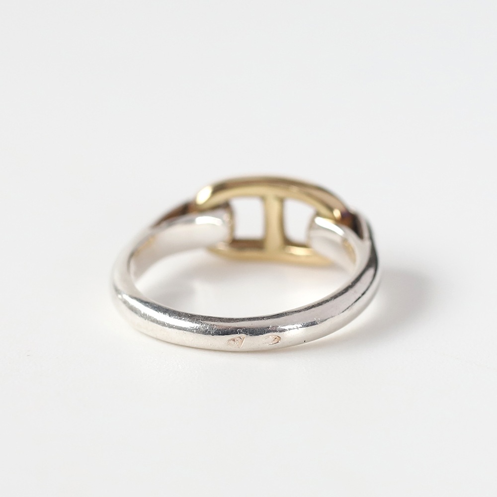【VINTAGE】HERMES Chaine d’Ancre Ring 