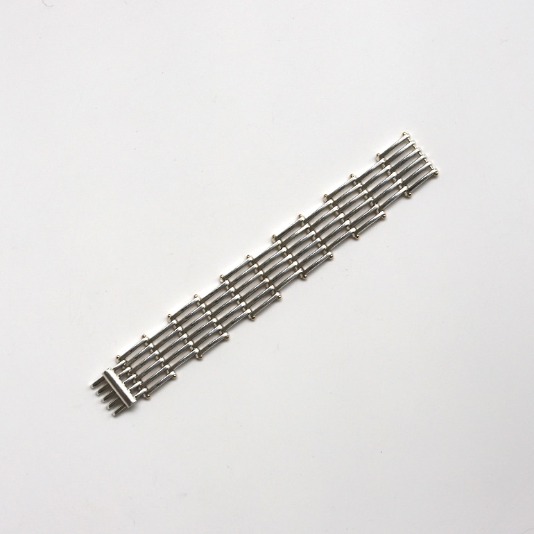 【VINTAGE】TIFFANY&Co. Gate Link Wide Bracelet