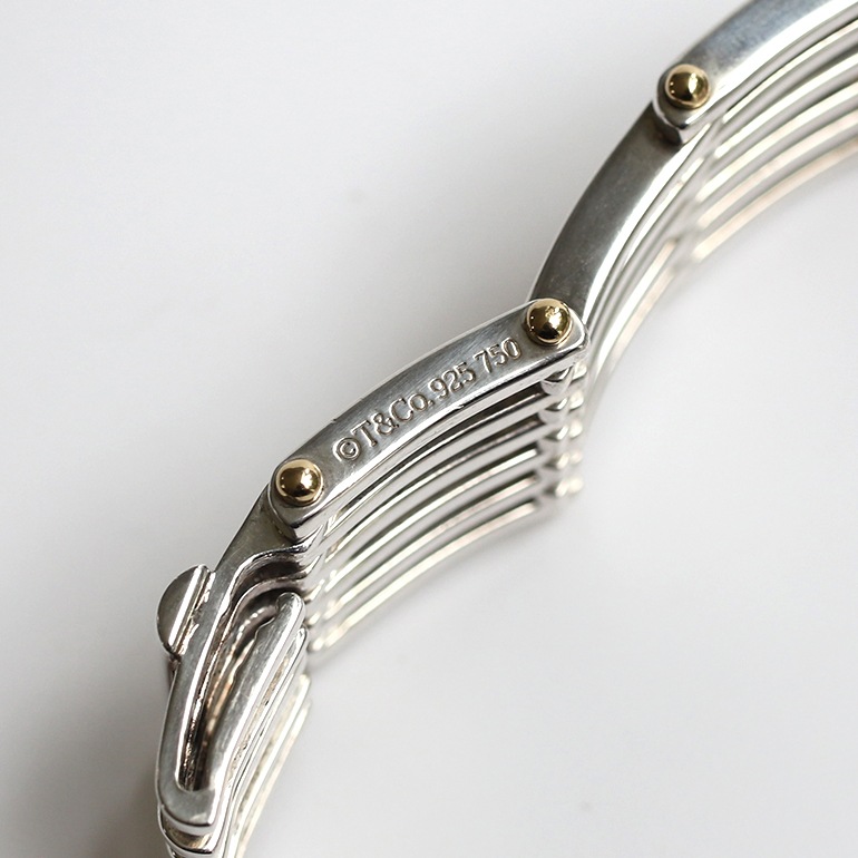 【VINTAGE】TIFFANY&Co. Gate Link Wide Bracelet