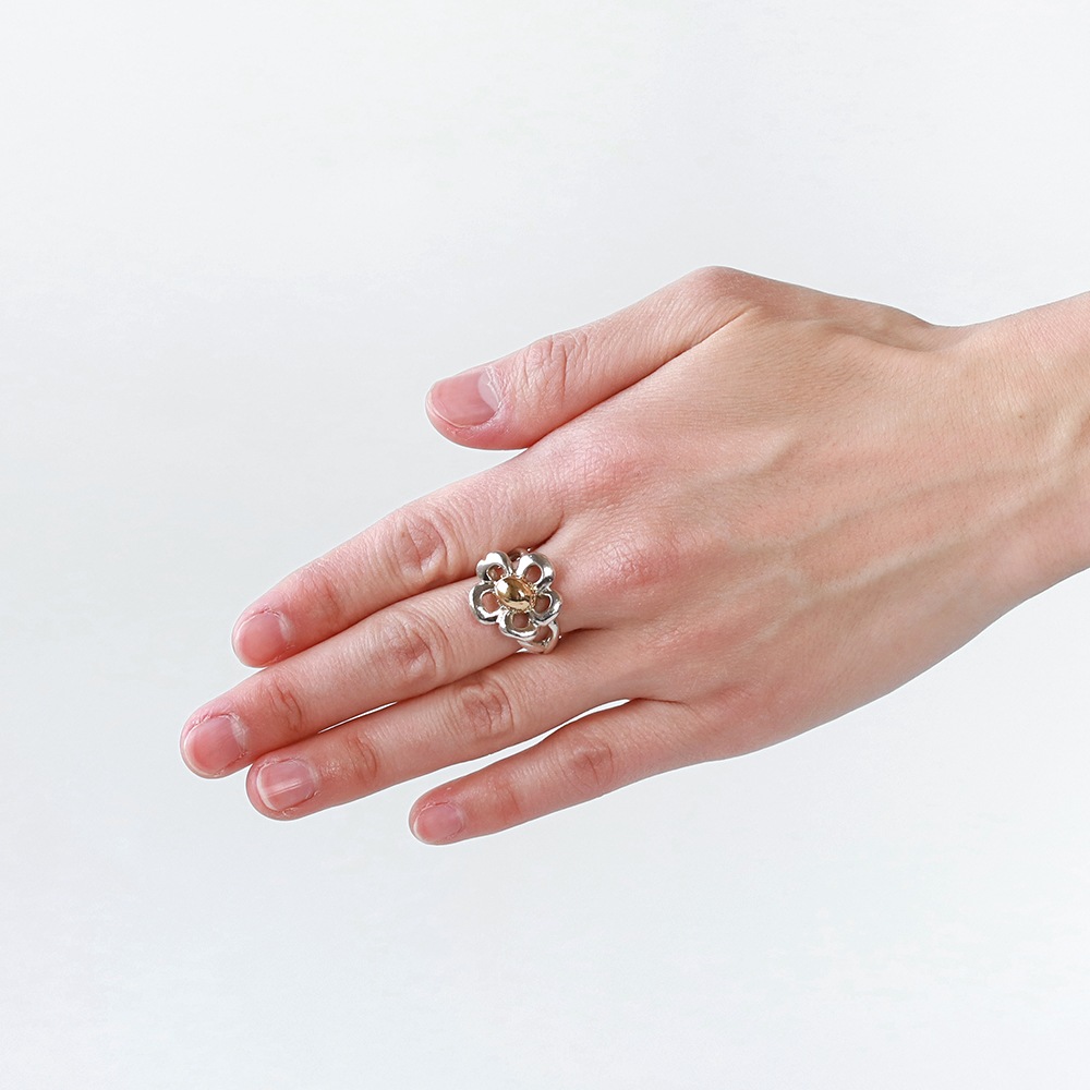 【VINTAGE】HERMES Flower Ring