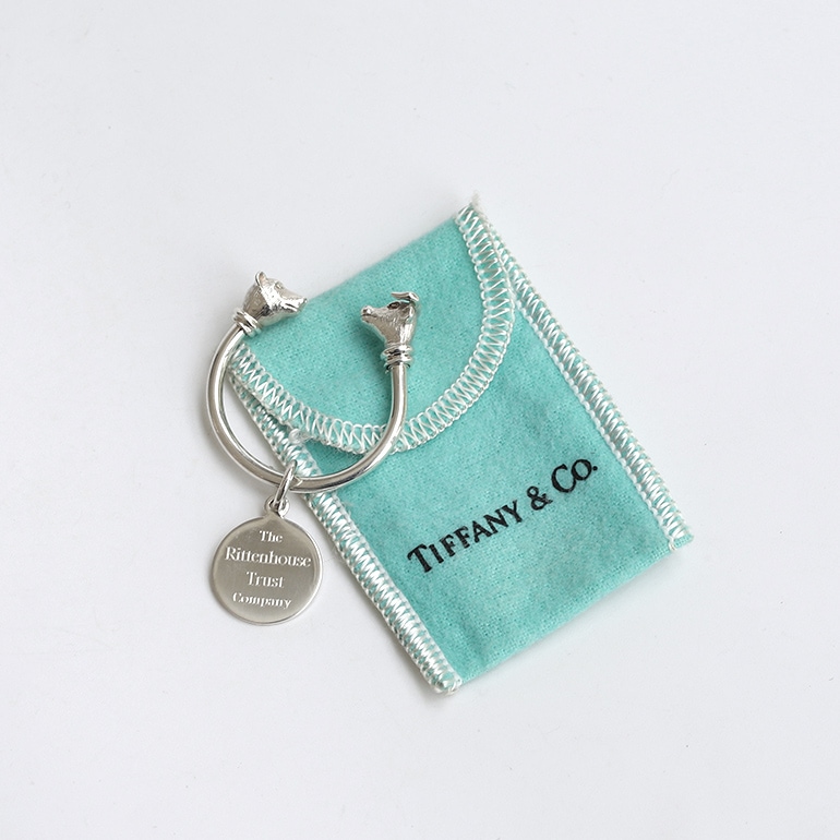 【VINATGE】TIFFANY&Co. Bull&Bear Key Ring