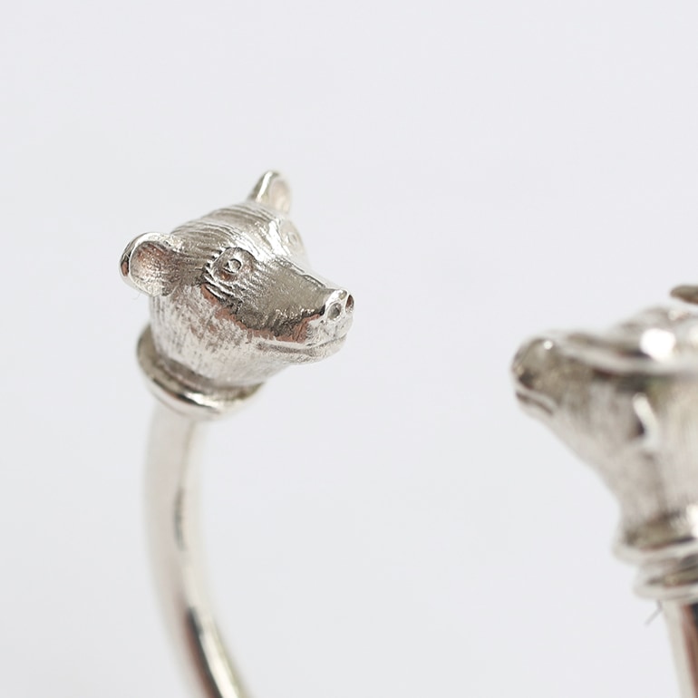 【VINATGE】TIFFANY&Co. Bull&Bear Key Ring