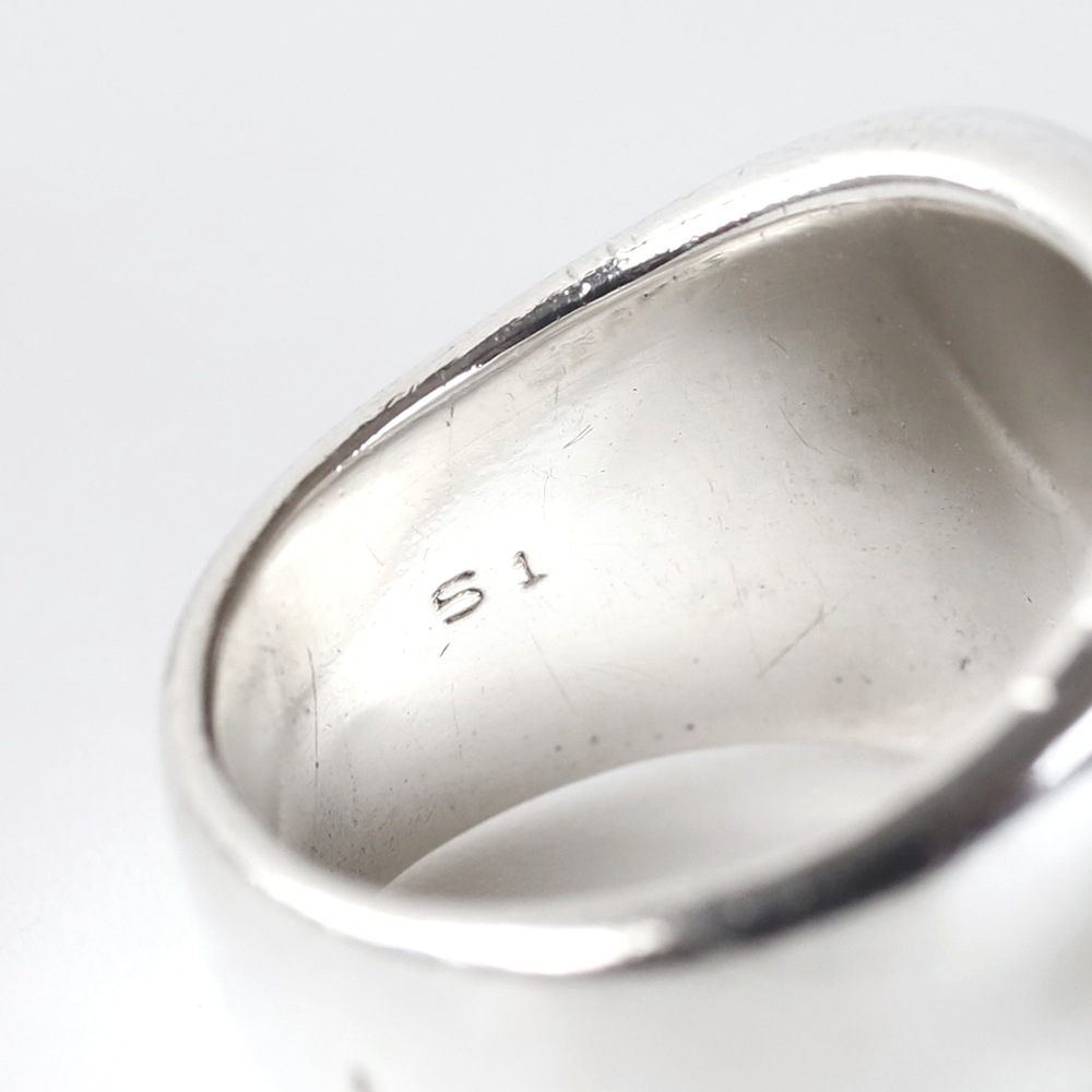 【1980s】HERMES Mother of Pearl Ring