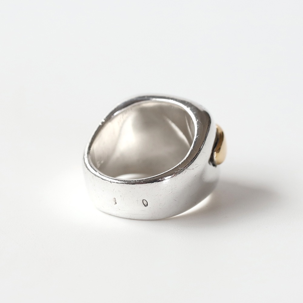 【1980s】HERMES Mother of Pearl Ring
