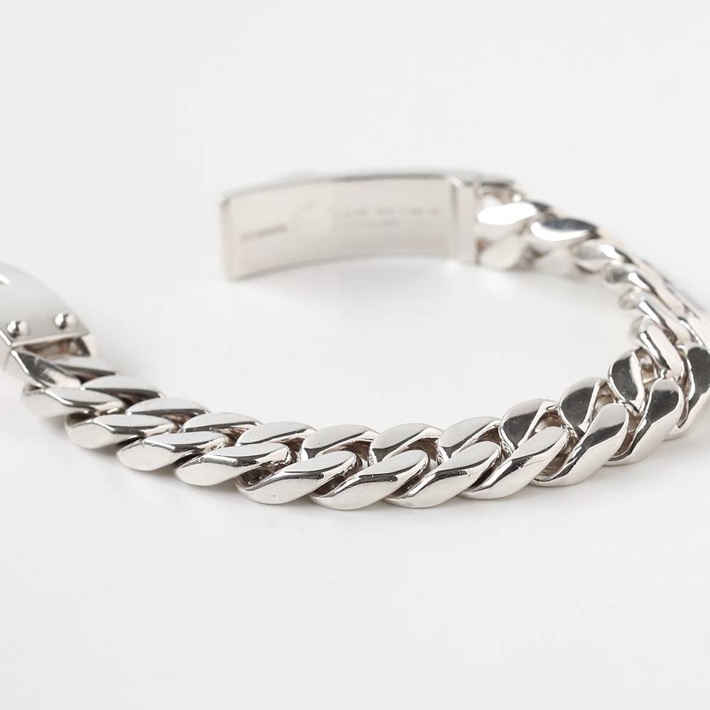 【USED】HERMES Kelly Gourmette GM Bracelet