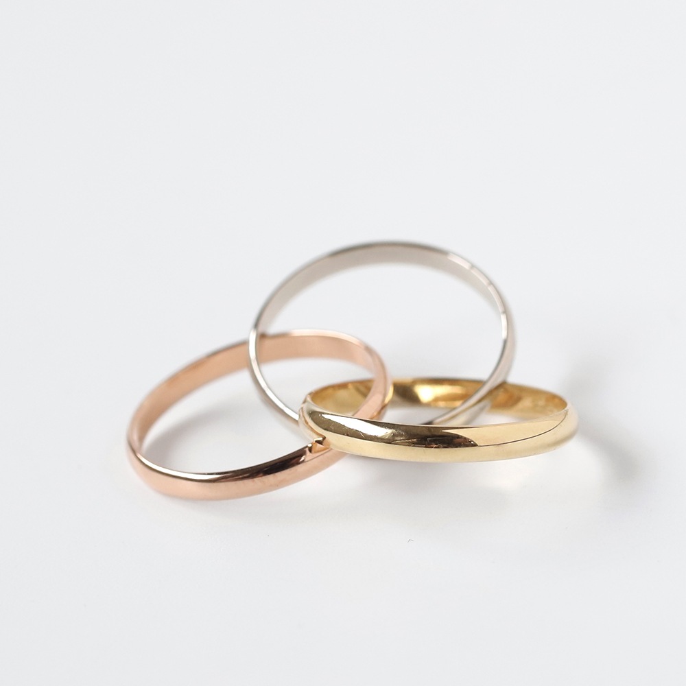 VINTAGE】Cartier Trinity Ring 