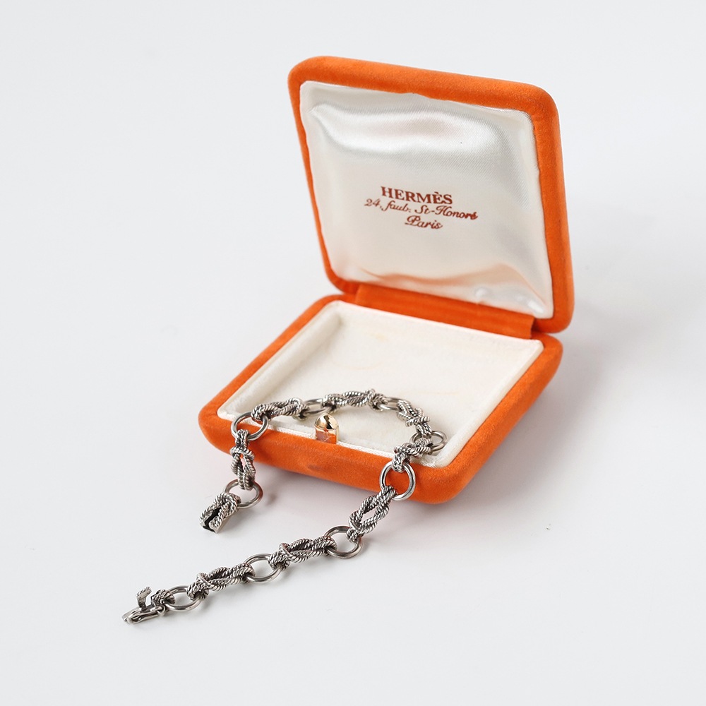 【VINTAGE】HERMES Audierne Bracelet PM