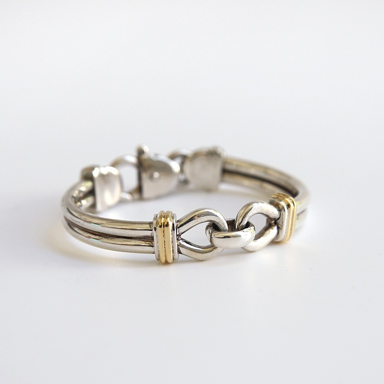 Tiffany&Co.ヴィンテージ ダブル ループ シルバー バングル VINTAGE】TIFFANY&Co. DOUBLE LOOP BRACELET | VINTAGE,ALL