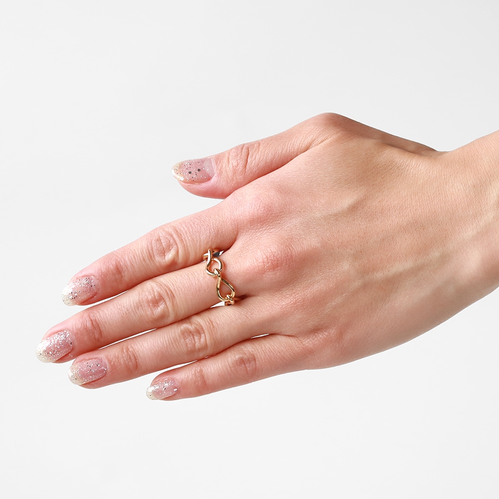 【OLD】Cartier 18k Gold Infini de Maillon Ring