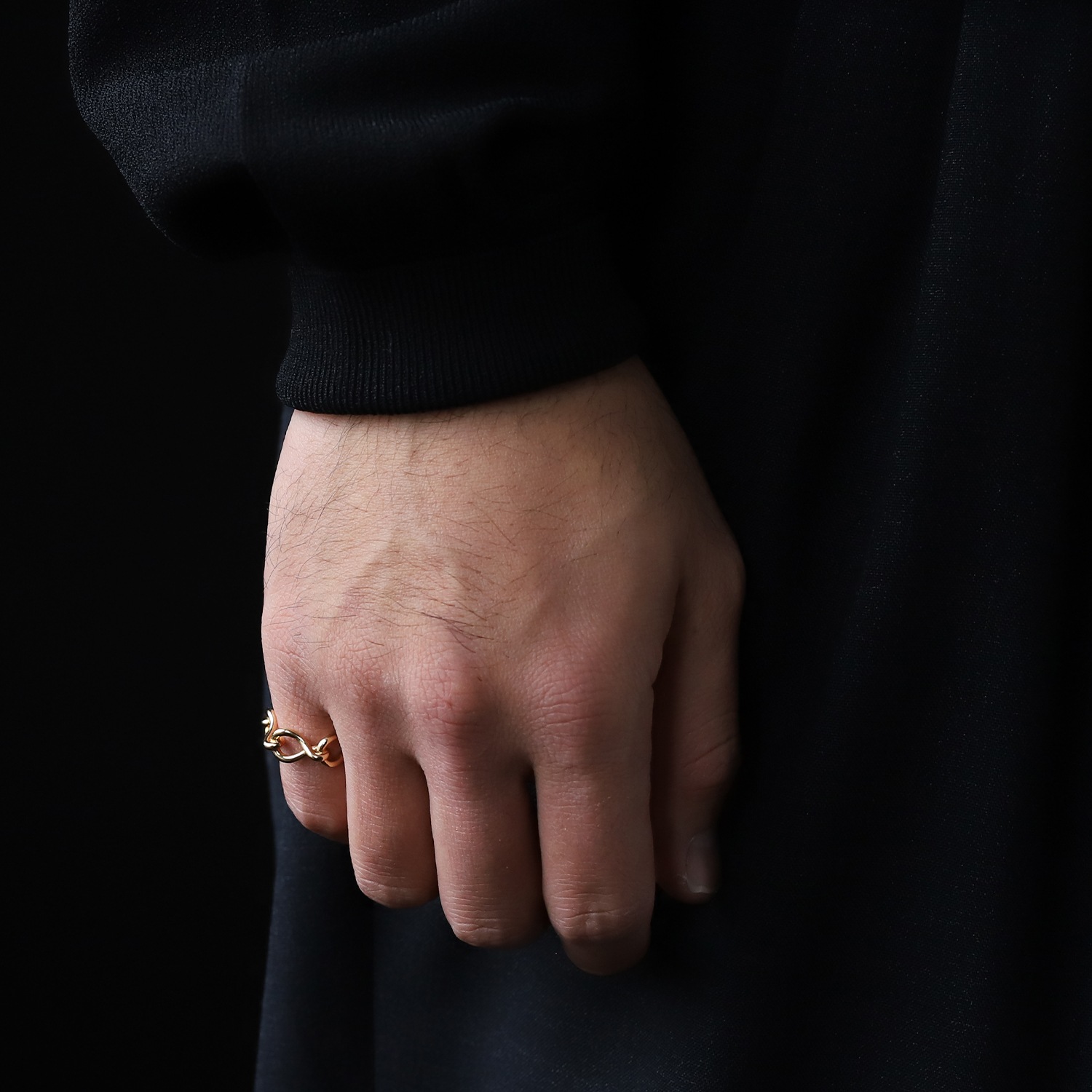 【OLD】Cartier 18k Gold Infini de Maillon Ring