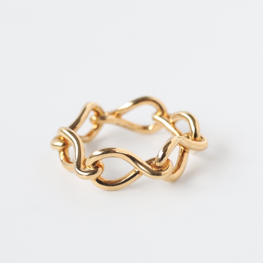 【OLD】Cartier 18k Gold Infini de Maillon Ring