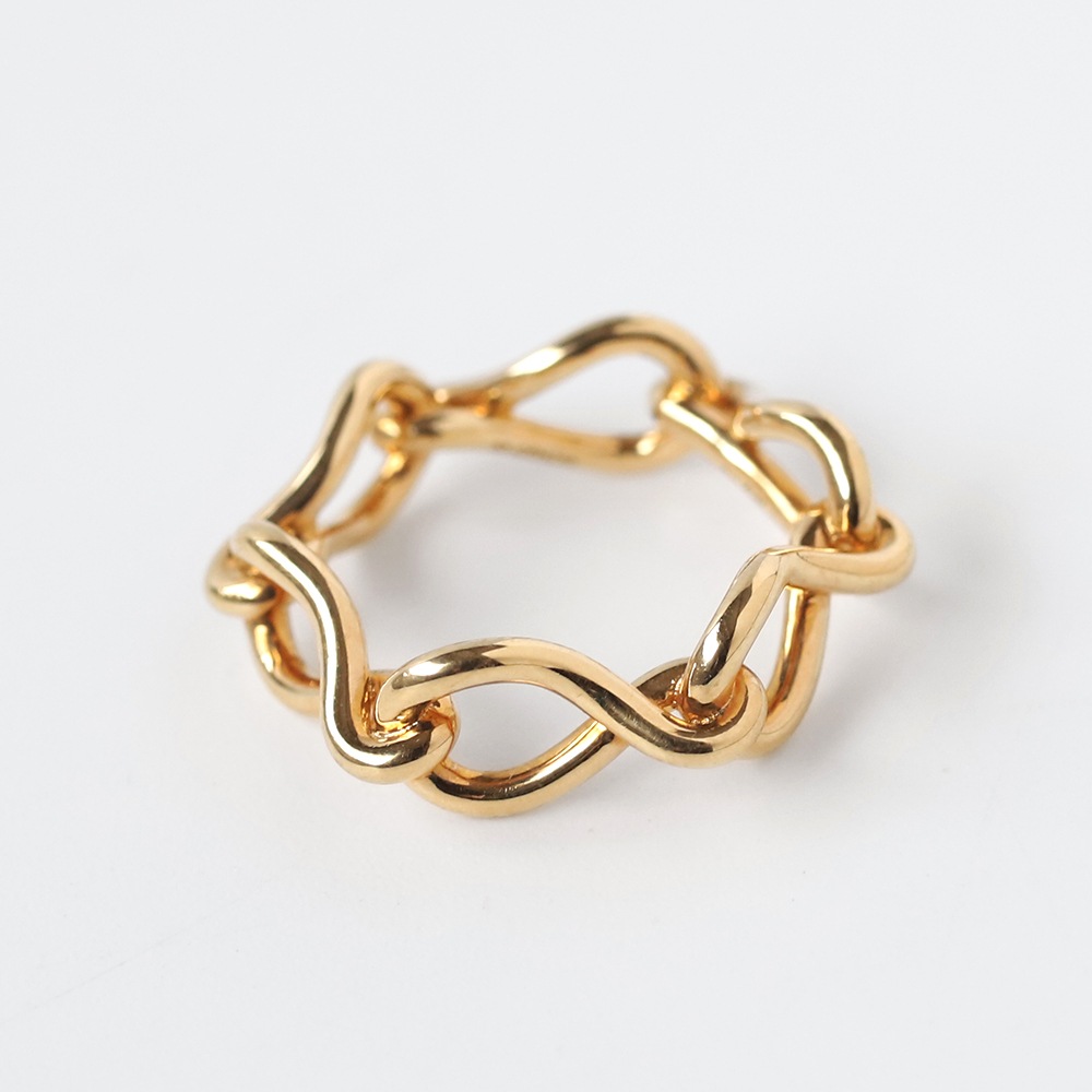 【OLD】Cartier 18k Gold Infini de Maillon Ring