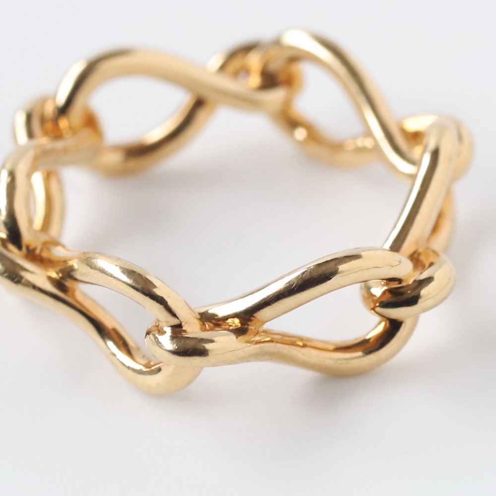 【OLD】Cartier 18k Gold Infini de Maillon Ring