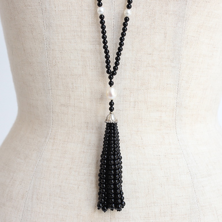 【OLD】TIFFANY&Co. Ziegfeld Onyx Necklace