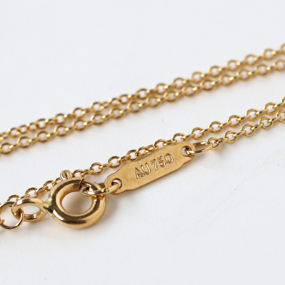 【1969】TIFFANY&Co. 14k Gold First Moon Landing Pendant Necklace 