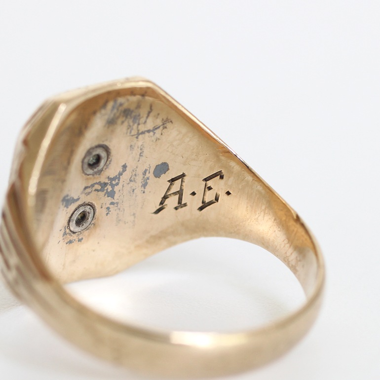 【1940】10K GOLD CLASS RING