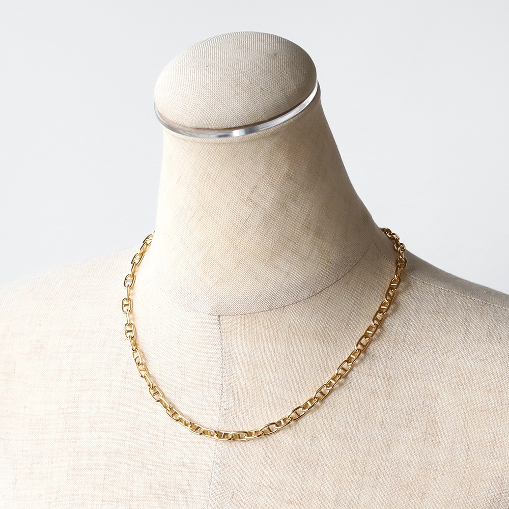 【VINTAGE】Cartier 18k Gold Anchor Chain Necklace