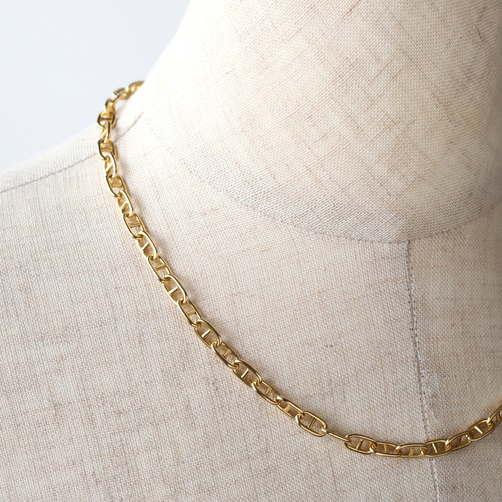 【VINTAGE】Cartier 18k Gold Anchor Chain Necklace