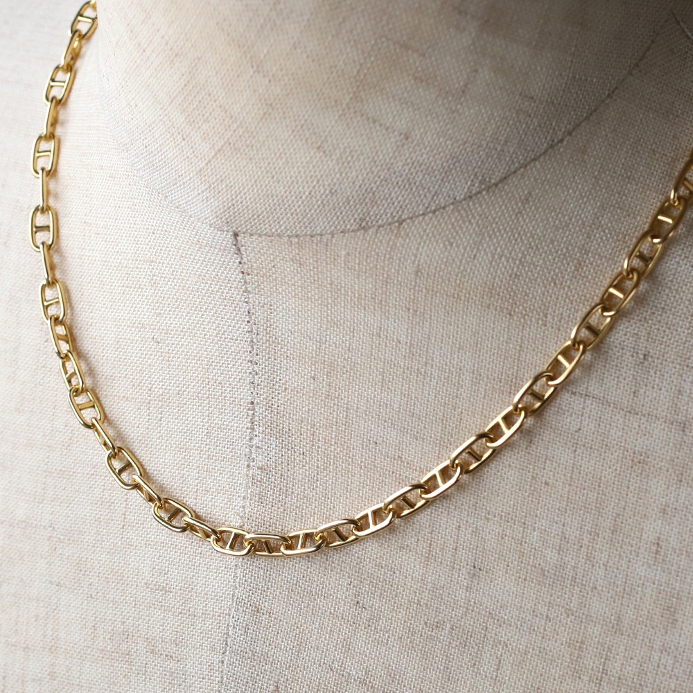 【VINTAGE】Cartier 18k Gold Anchor Chain Necklace