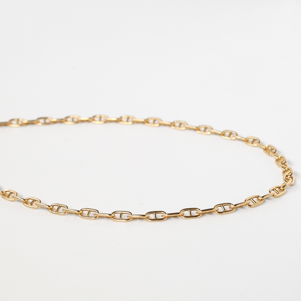 【VINTAGE】Cartier 18k Gold Anchor Chain Necklace