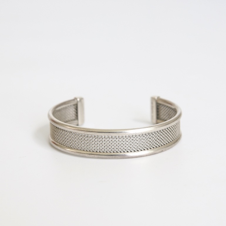 【1990s】TIFFANY&Co. SILVER MESH BANGLE