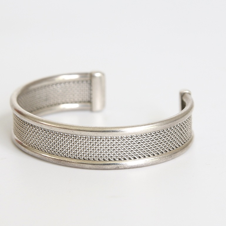 【1990s】TIFFANY&Co. SILVER MESH BANGLE