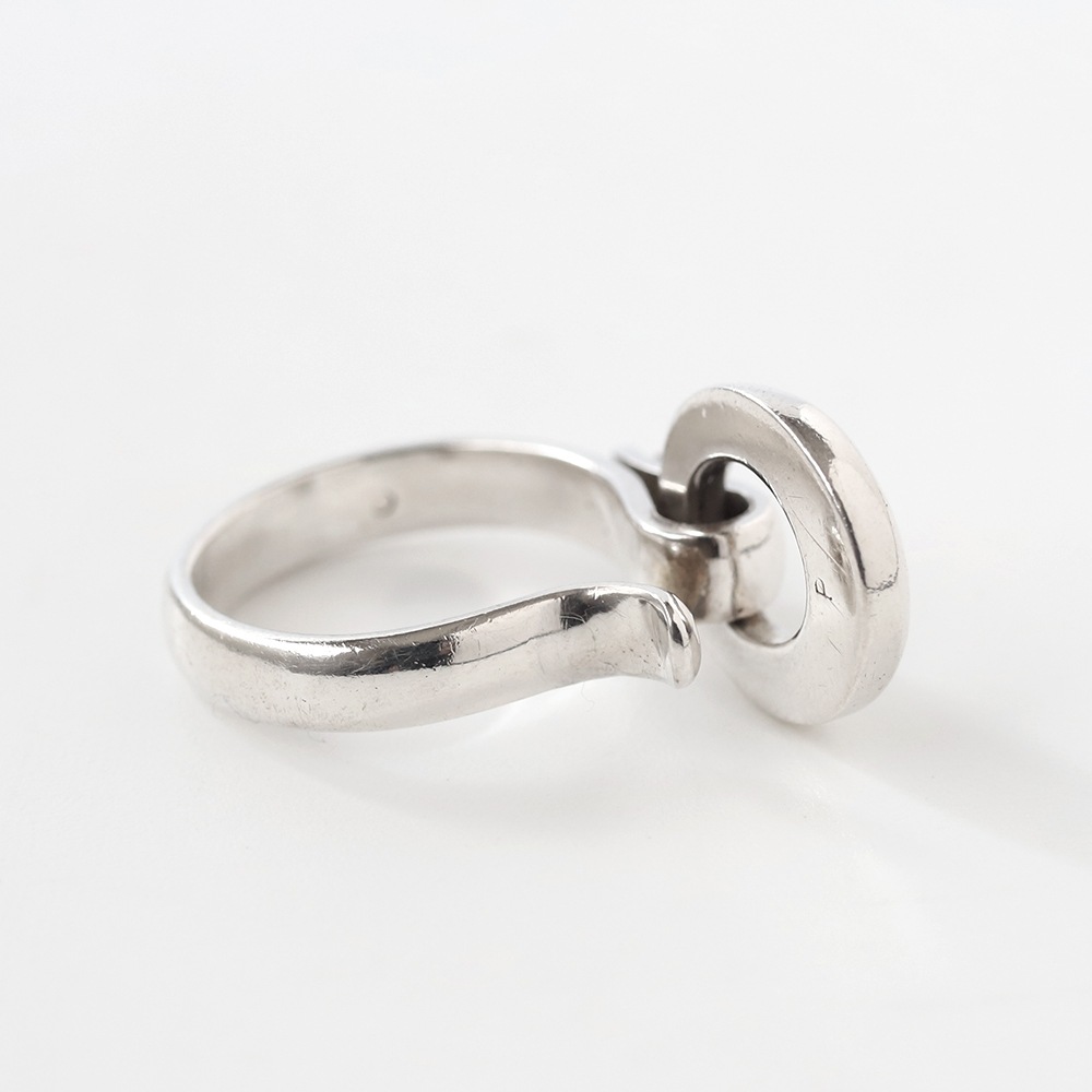 【VINTAGE】HERMES Hardware Motif Ring