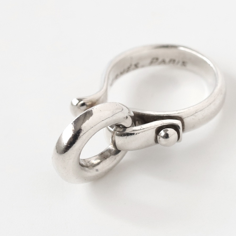 【VINTAGE】HERMES Hardware Motif Ring