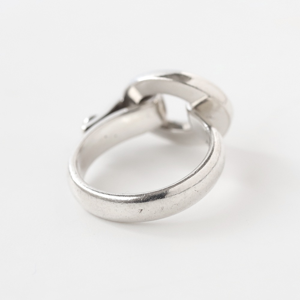 【VINTAGE】HERMES Hardware Motif Ring