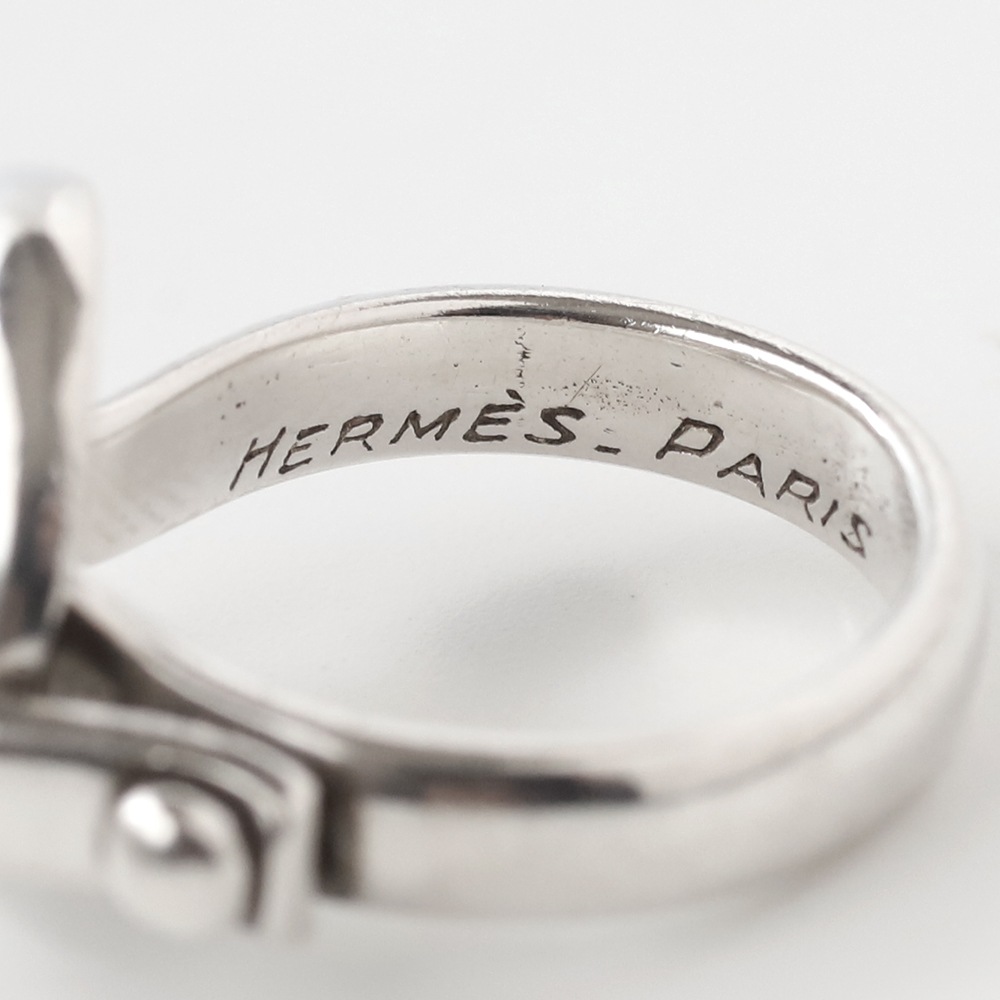 【VINTAGE】HERMES Hardware Motif Ring