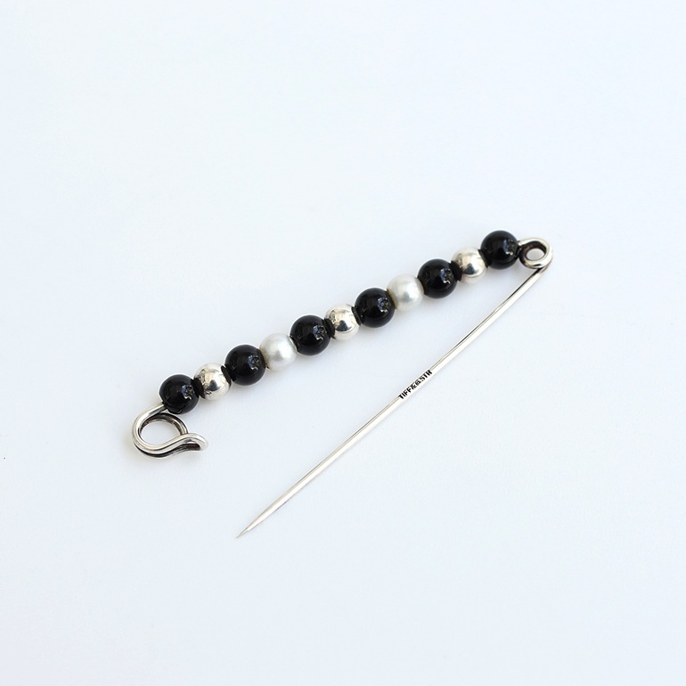 【VINTAGE】TIFFANY&Co. Onyx Pearl Brooch