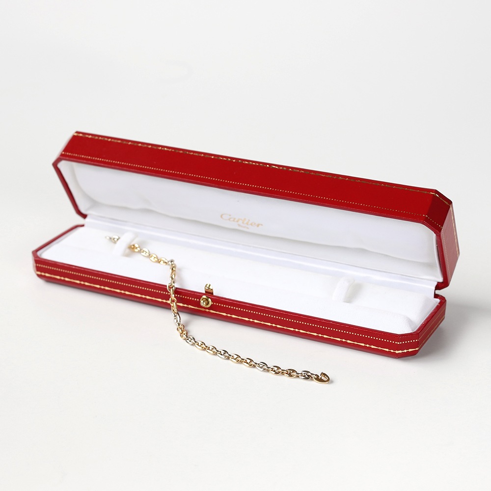 【VINTAGE】Cartier Marine Chain bracelet 18k YG/WG