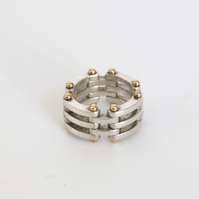 【1990s】TIFFANY&Co. GATE LINK RING
