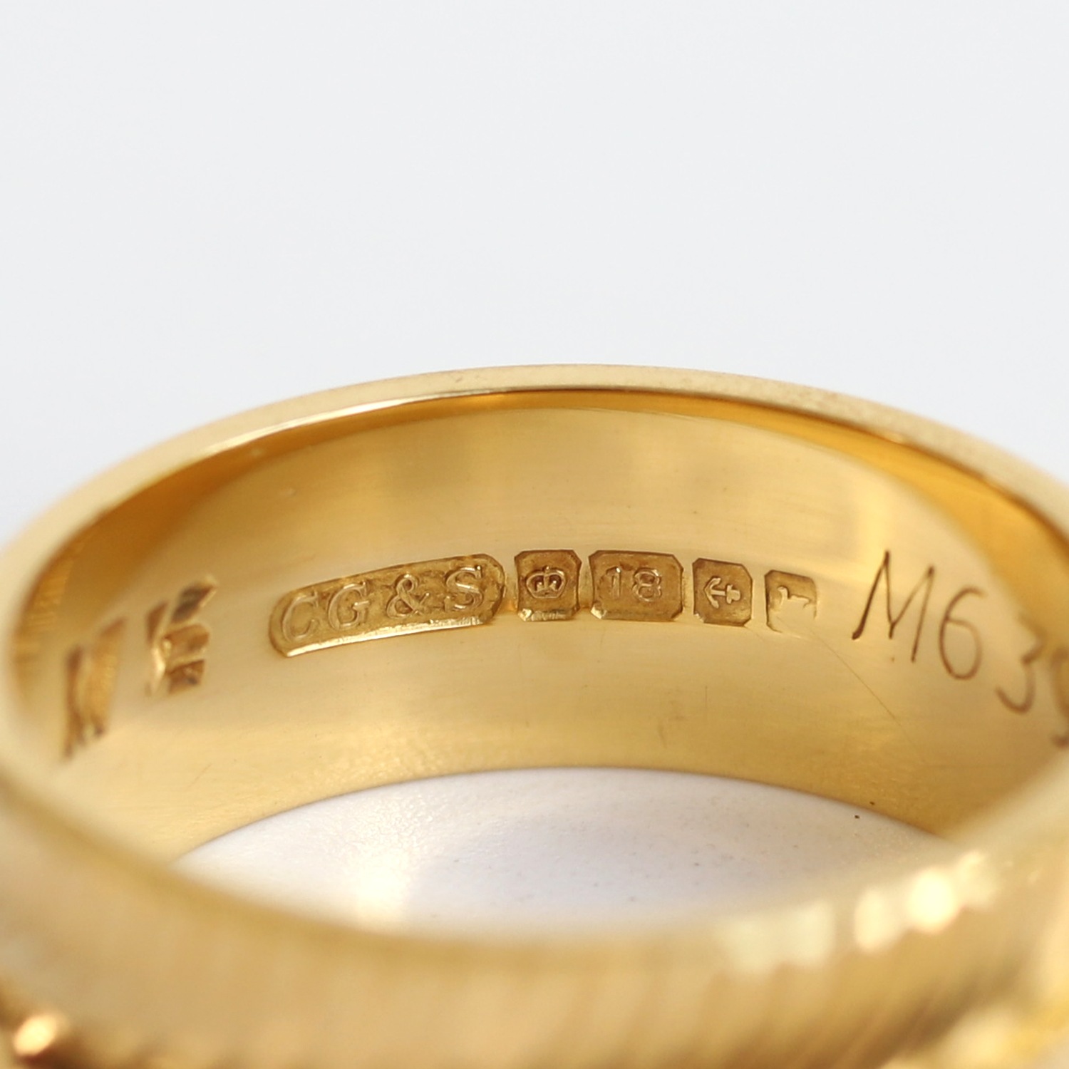 【1970s】18k Yellow Gold Wide Ring